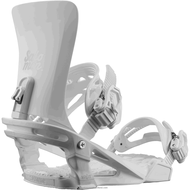 White 0600F1329 Women's Snowboard Bindings - Nesta Salomon