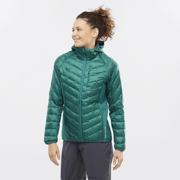 Pacific 0600F836 Women's Insulated Jacket Hoodie - Outline Primaloft Salomon