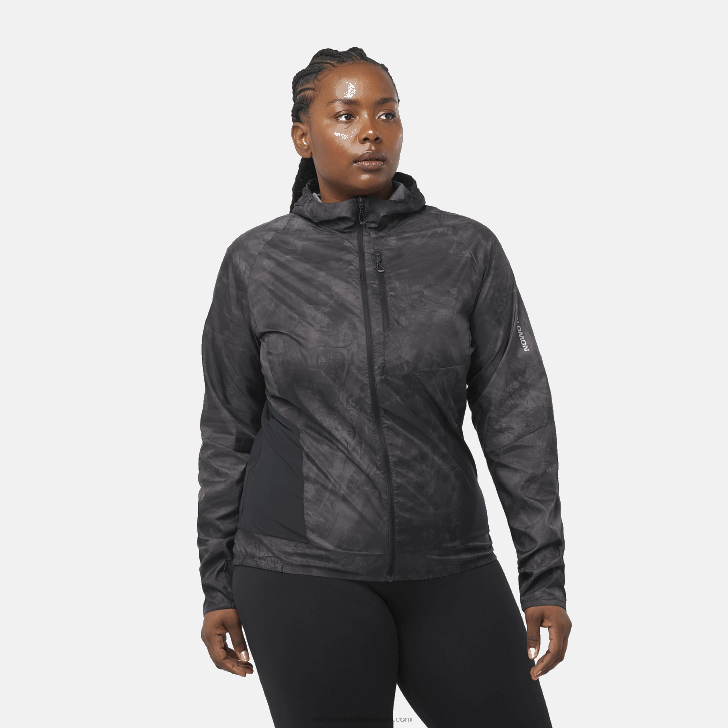 Periscope/Ao/Deep Black 0600F854 Women's Wind Jacket - Bonatti Cross Wind Salomon