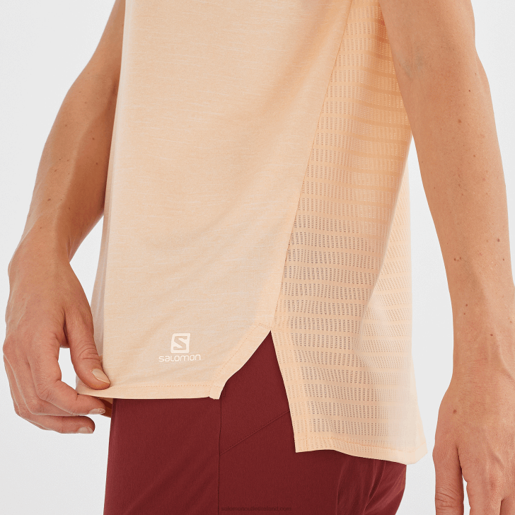 Apricot Ice 0600F926 Women's Tank - Outline Summer Salomon