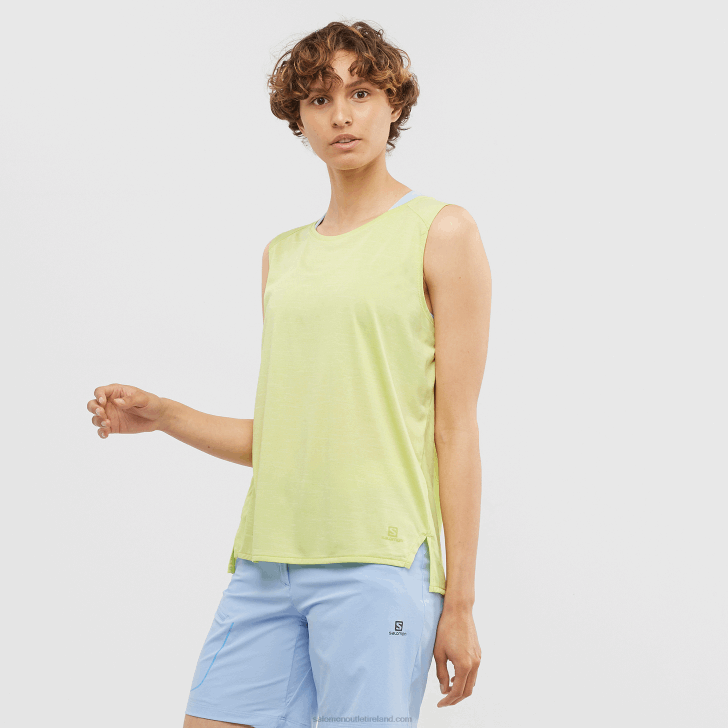 Sunny Lime 0600F925 Women's Tank - Outline Summer Salomon
